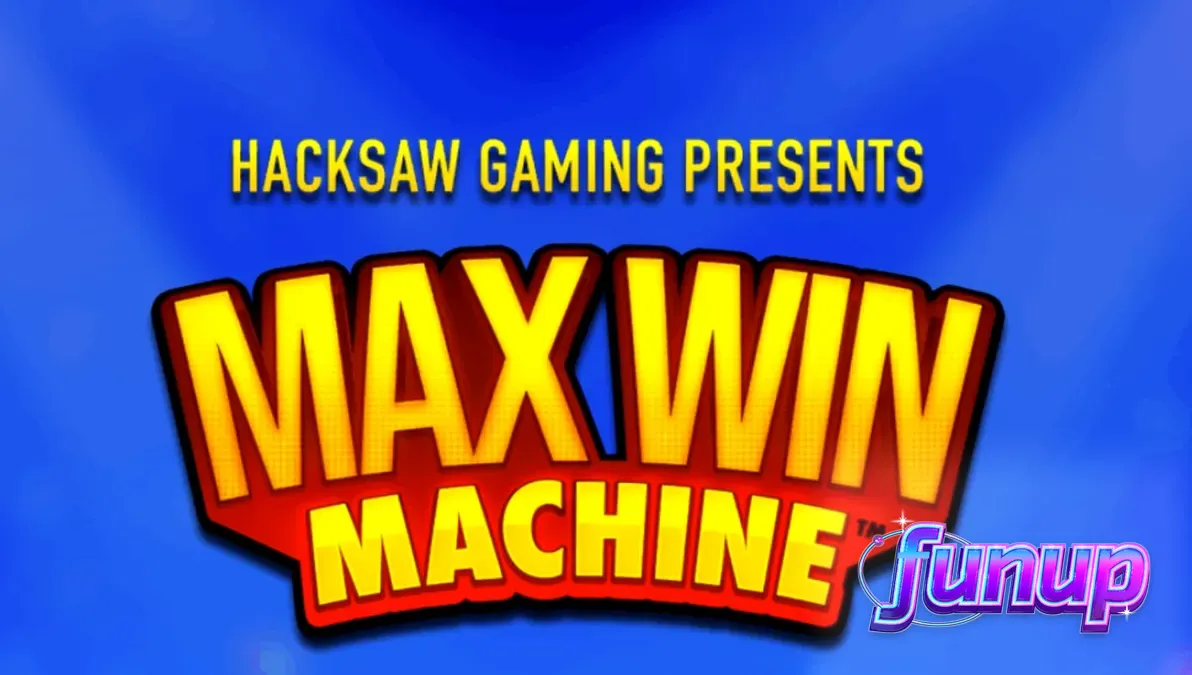 Interface visual do slot Max Win Machine com design retro e vibrante